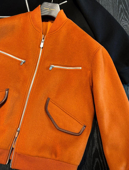【Off-Season Sale】Men's Stylish Simple Zipper Pockets Jacket