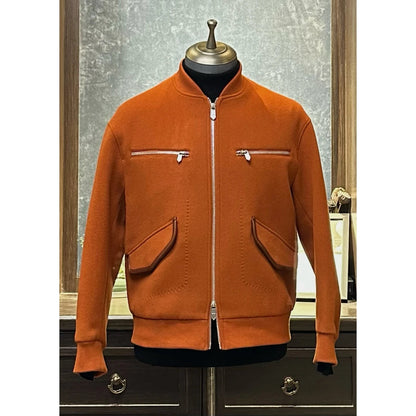 【Off-Season Sale】Men's Stylish Simple Zipper Pockets Jacket