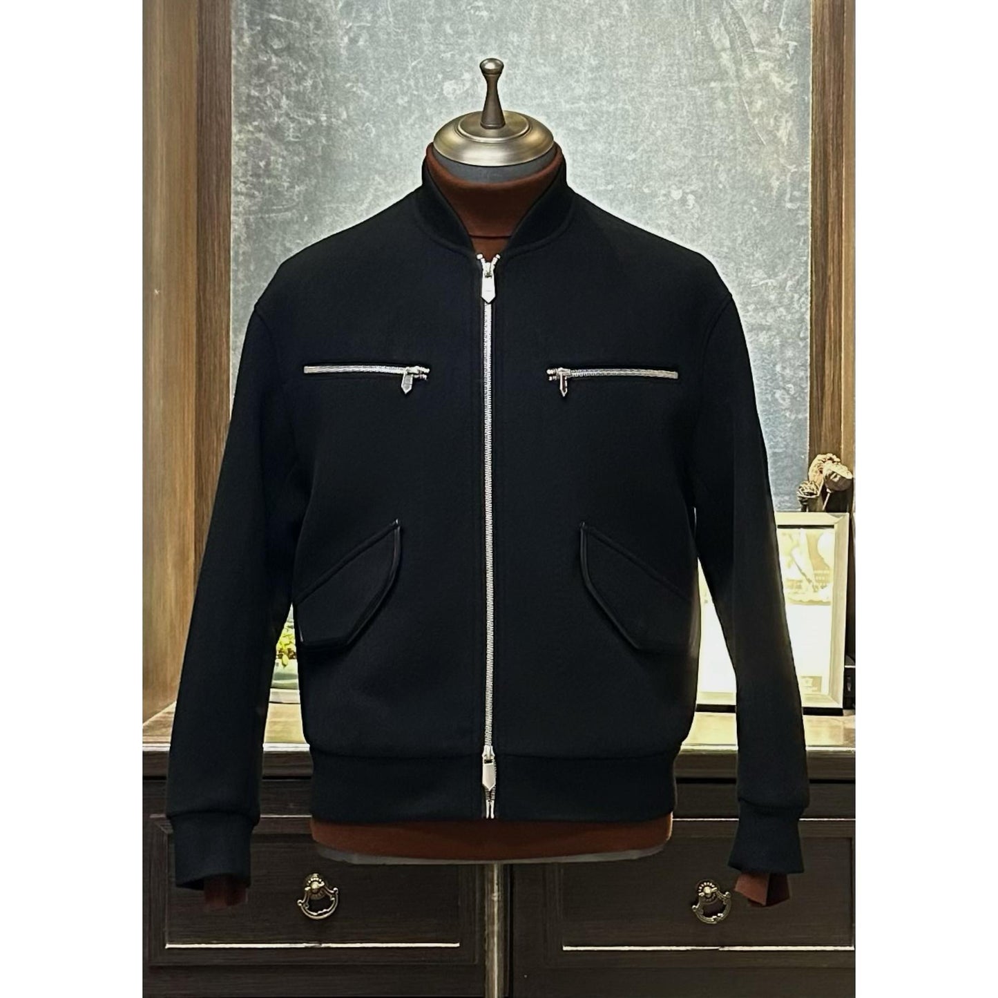 【Off-Season Sale】Men's Stylish Simple Zipper Pockets Jacket