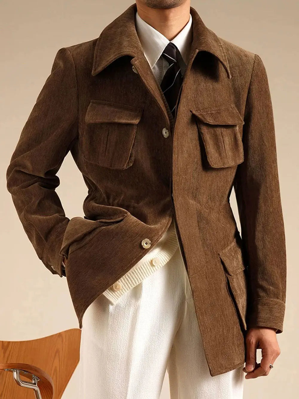 Vintage Chenille Hunting Jacket