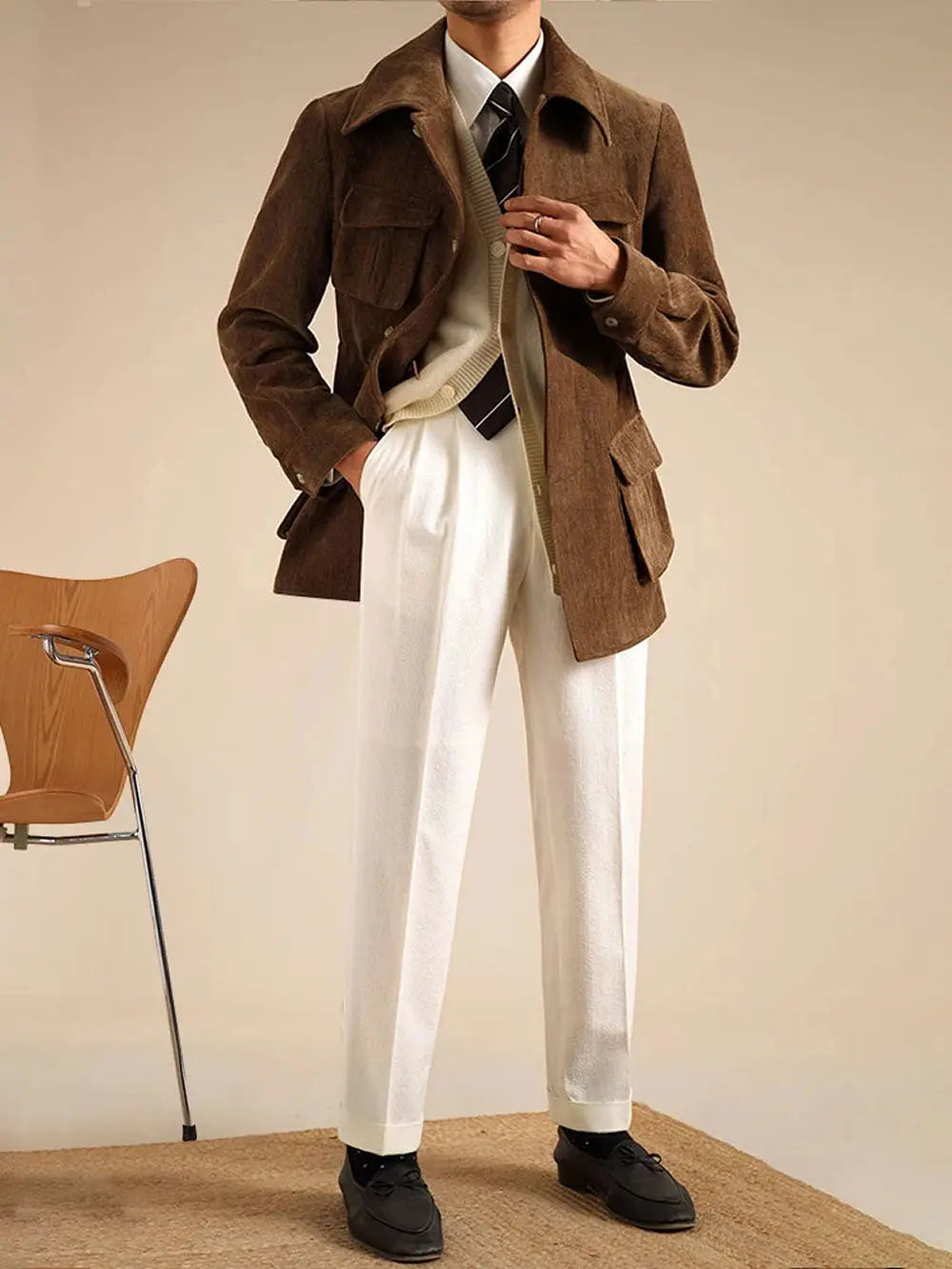 Vintage Chenille Hunting Jacket