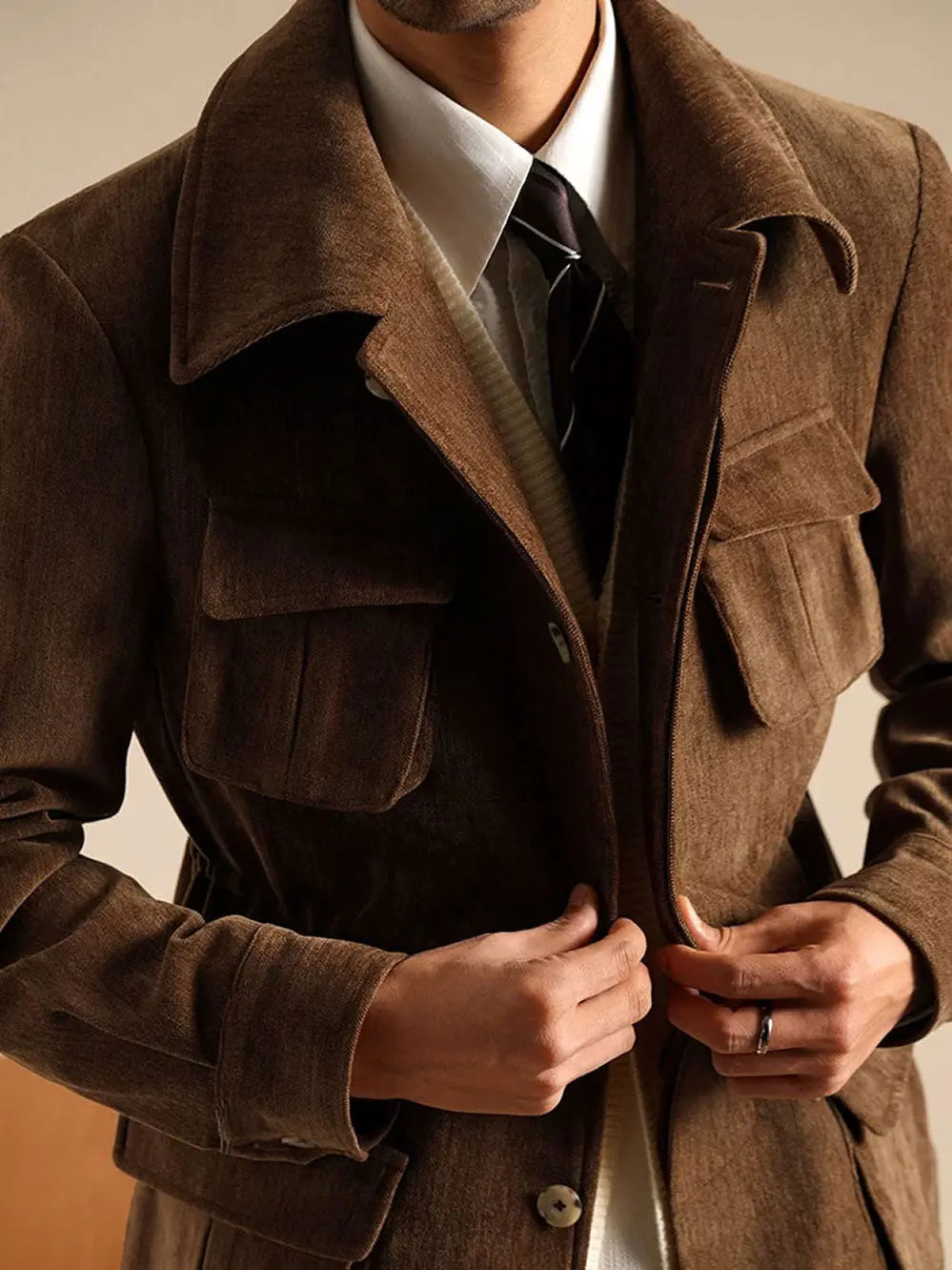 Vintage Chenille Hunting Jacket