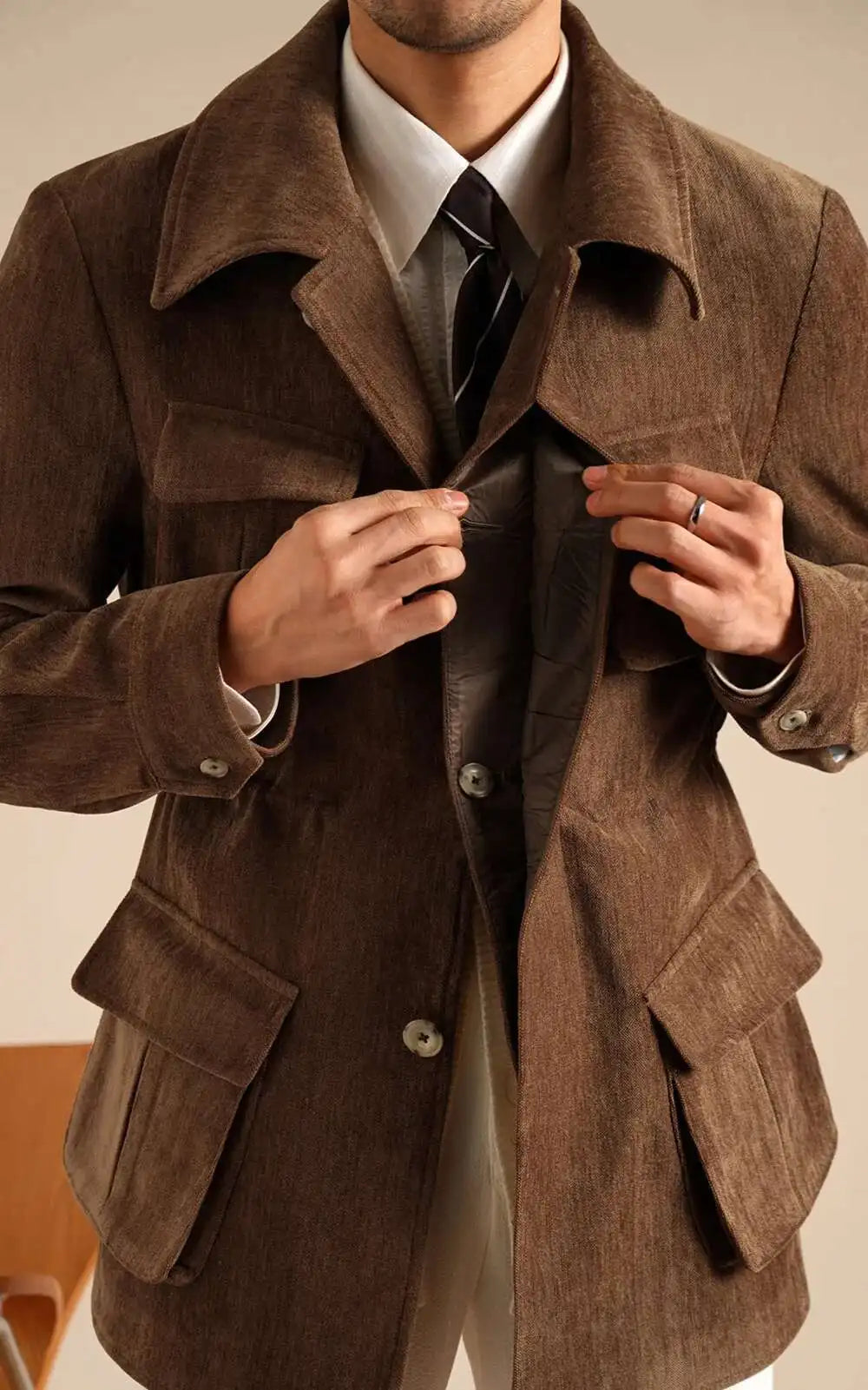 Vintage Chenille Hunting Jacket