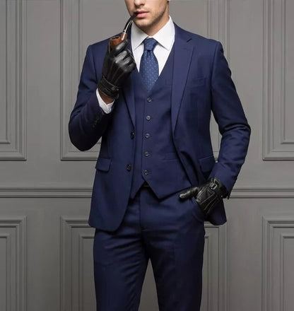 Touchscreen-compatible winter leather gloves