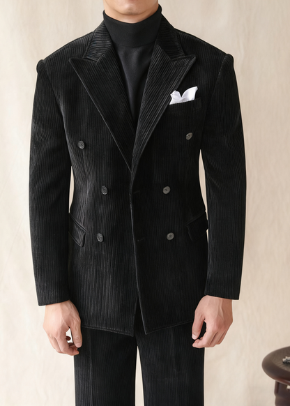 Naples Italian Slim Corduroy Blazer