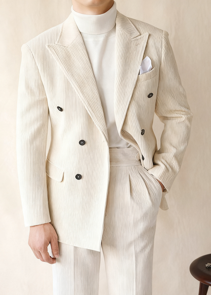 Naples Italian Slim Corduroy Blazer