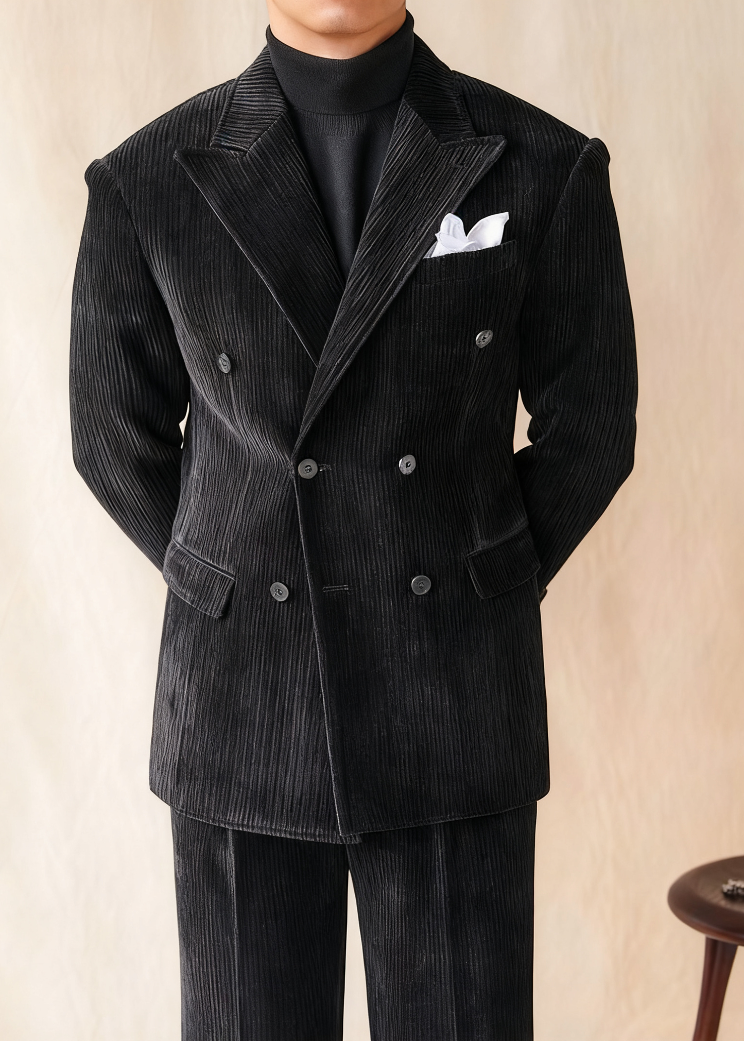 Naples Italian Slim Corduroy Blazer