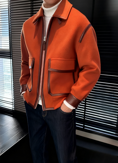 Cozy Urban Classic Wool Jacket（Fleece-lined and thickened）