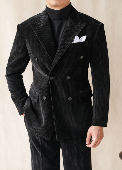 Naples Italian Slim Corduroy Blazer