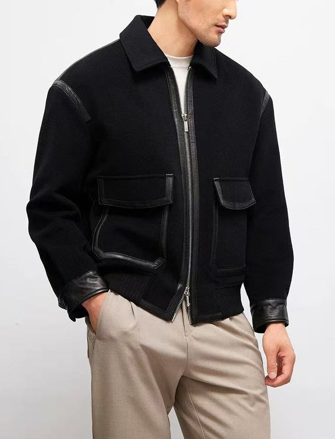 Cozy Urban Classic Wool Jacket（Fleece-lined and thickened）