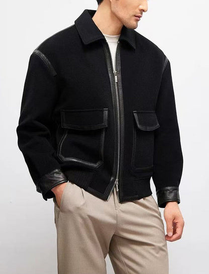 Cozy Urban Classic Wool Jacket（Fleece-lined and thickened）