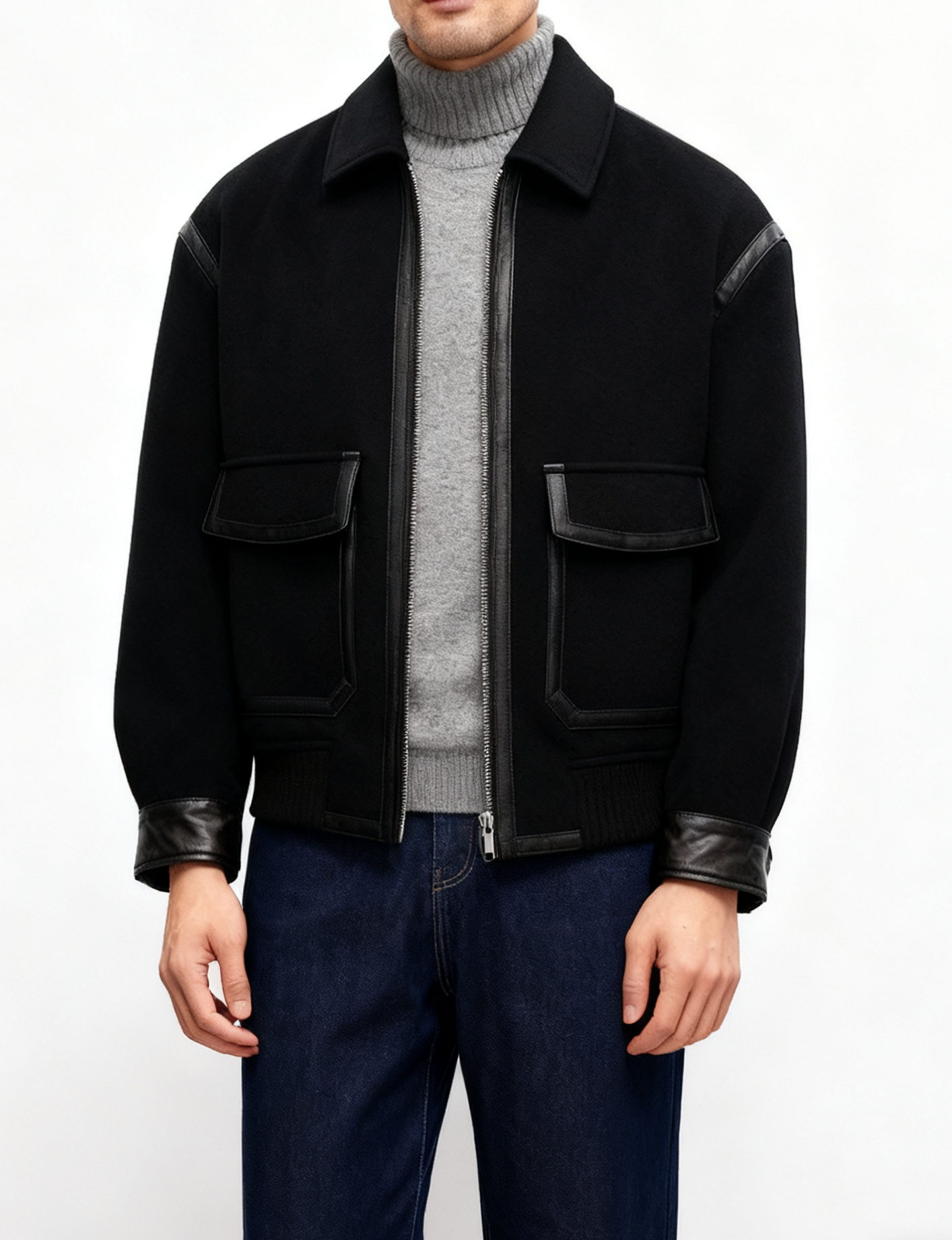 Cozy Urban Classic Wool Jacket（Fleece-lined and thickened）