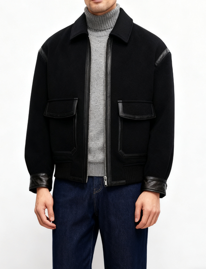 Cozy Urban Classic Wool Jacket（Fleece-lined and thickened）