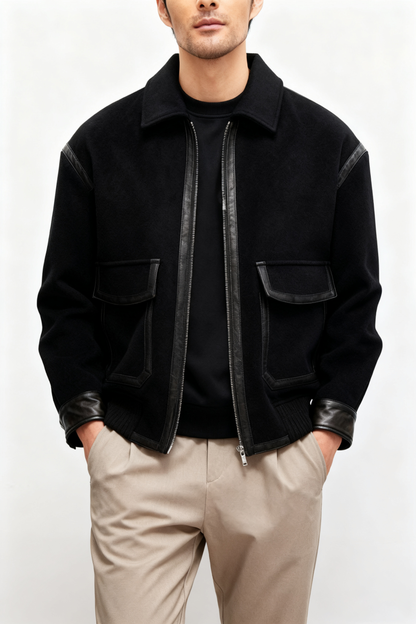 Cozy Urban Classic Wool Jacket（Fleece-lined and thickened）