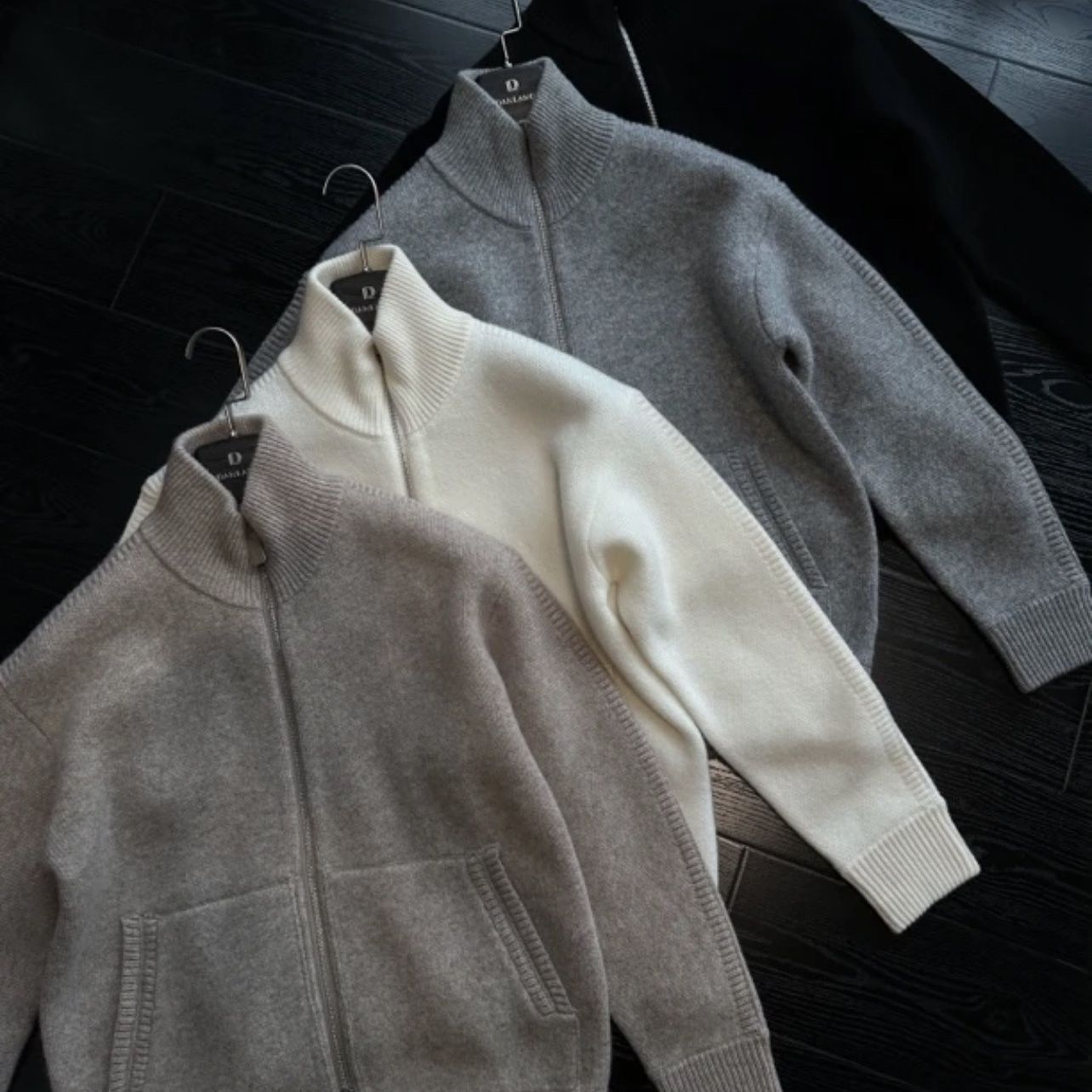 Cozy Knit Double-Zip Set