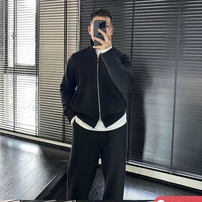 Cozy Knit Double-Zip Set