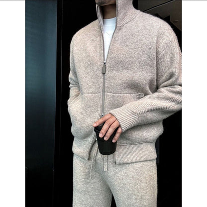 Cozy Knit Double-Zip Set