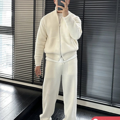 Cozy Knit Double-Zip Set