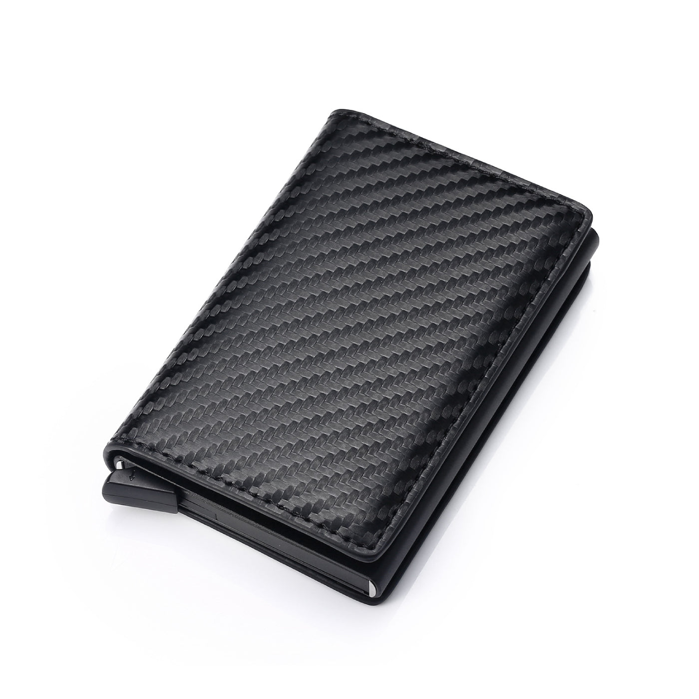 Carbon fiber anti-theft double-layer card holder/wallet (can hold multiple cards)