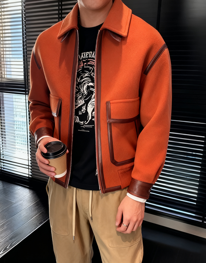 Cozy Urban Classic Wool Jacket（Fleece-lined and thickened）
