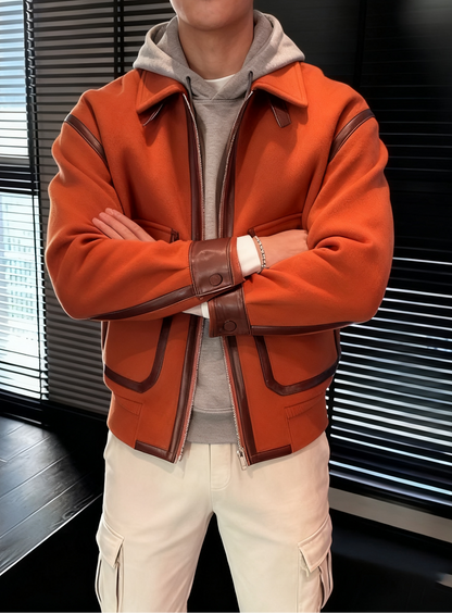 Cozy Urban Classic Wool Jacket（Fleece-lined and thickened）