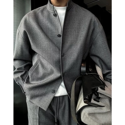 Modern Standup Collar Jacket