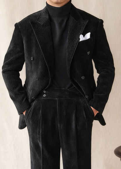 Naples Italian Slim Corduroy Blazer