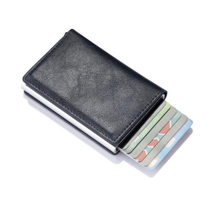 Carbon fiber anti-theft double-layer card holder/wallet (can hold multiple cards)