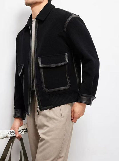 Cozy Urban Classic Wool Jacket（Fleece-lined and thickened）